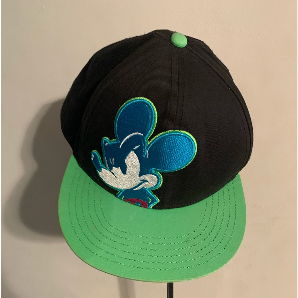 Disney Mickey Mouse Hat Bright Neon Snapback Cap Adjustable